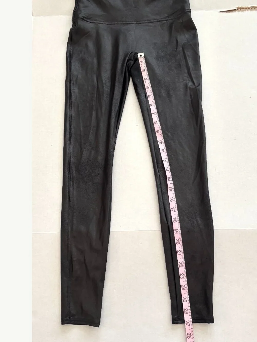 SPANXshape® Faux Leather Leggings Size Large